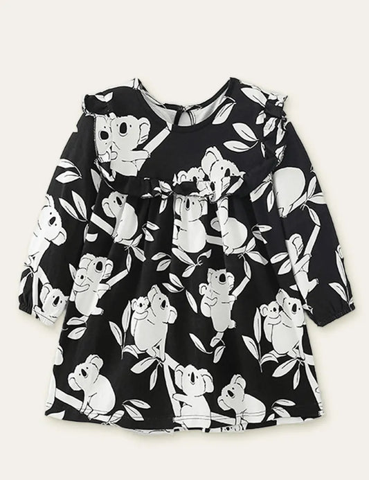 Koala Printed Dress - Mini Taylor