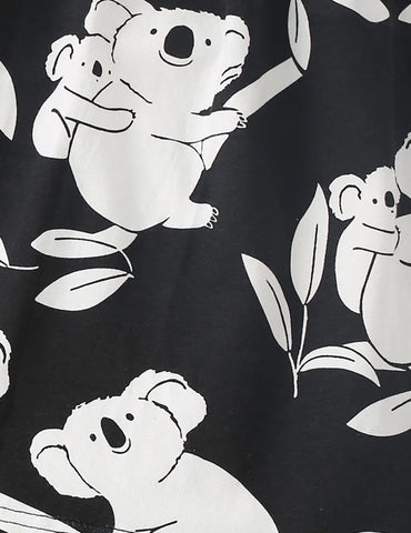 Koala Printed Dress - Mini Taylor