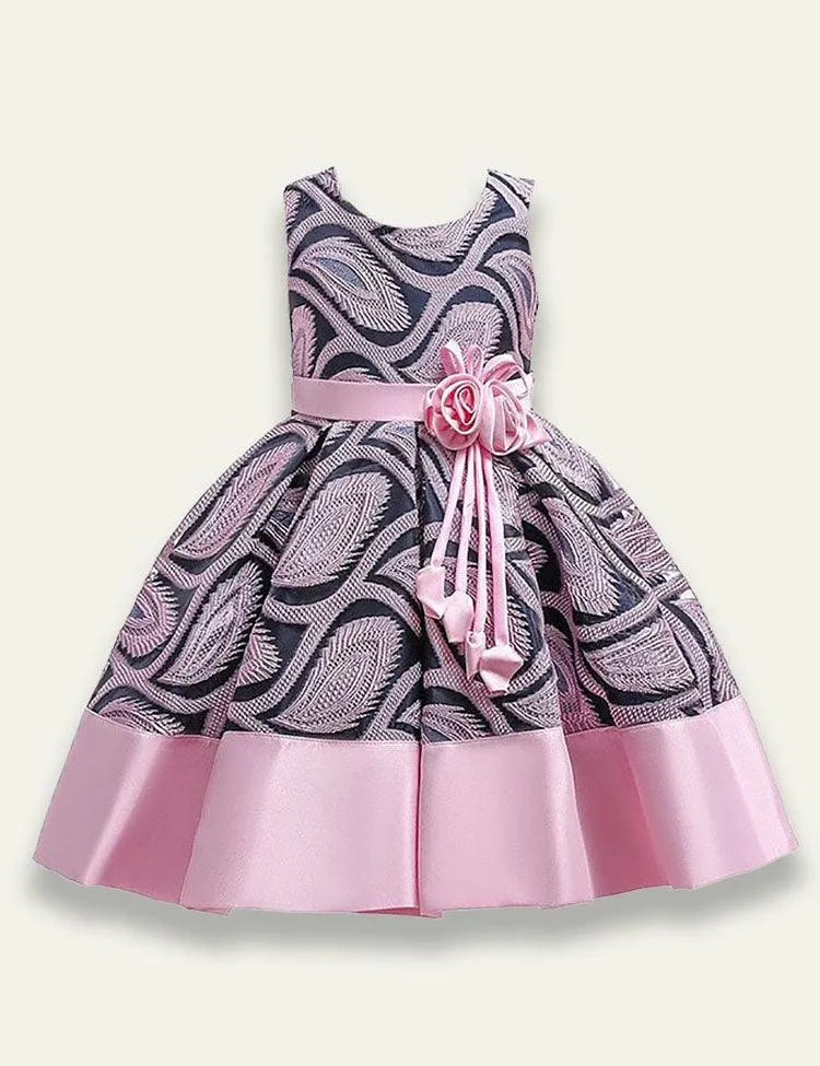 Lace Flower Party Dress - Mini Taylor