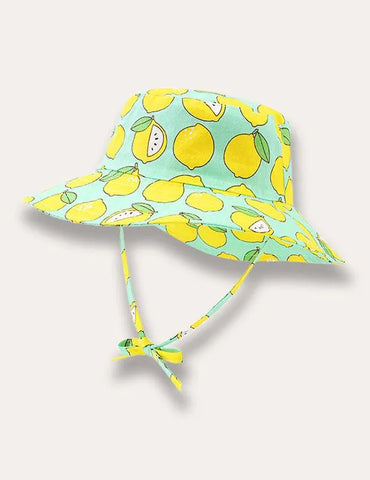 Lemon Printed Sun Hat - Mini Taylor