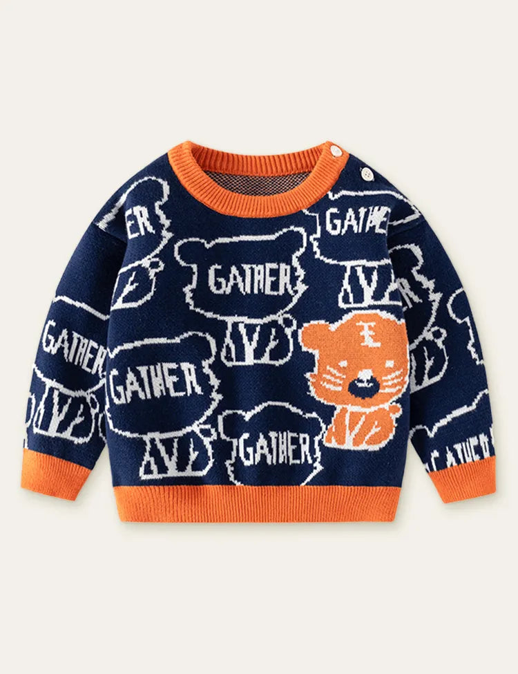 Little Dinosaur for Listening to Music Sweater - Mini Taylor