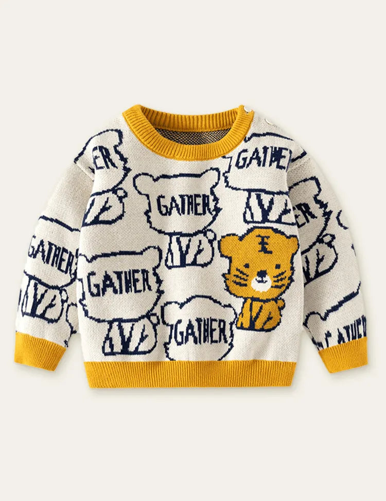 Little Dinosaur for Listening to Music Sweater - Mini Taylor