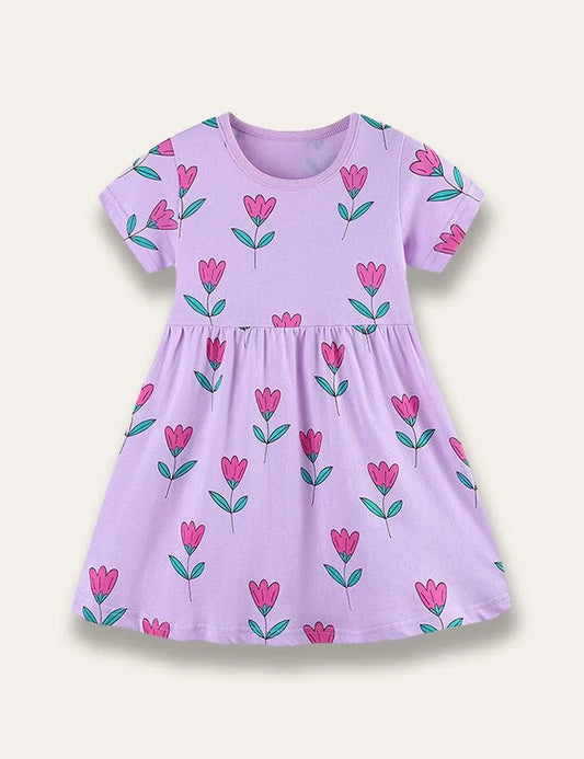 Lovely Floral Print Dress - Mini Taylor