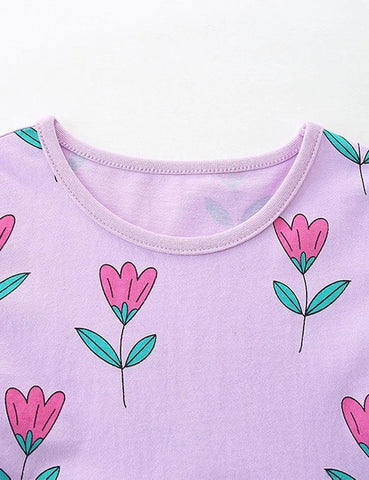 Lovely Floral Print Dress - Mini Taylor