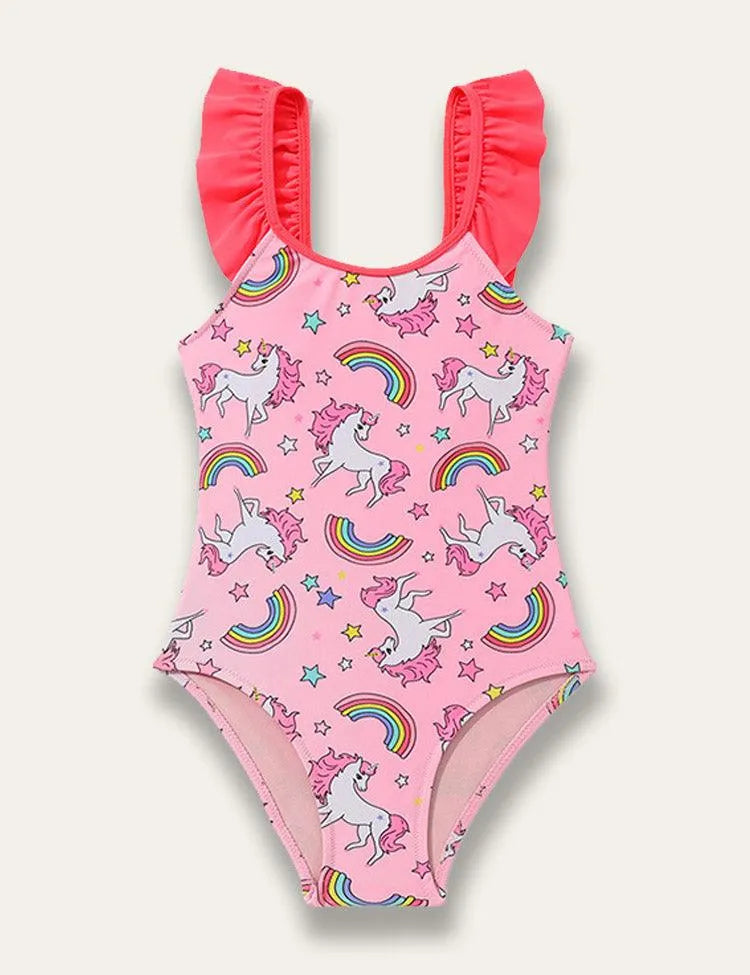Lovely Unicorn Print Swimsuit - Mini Taylor