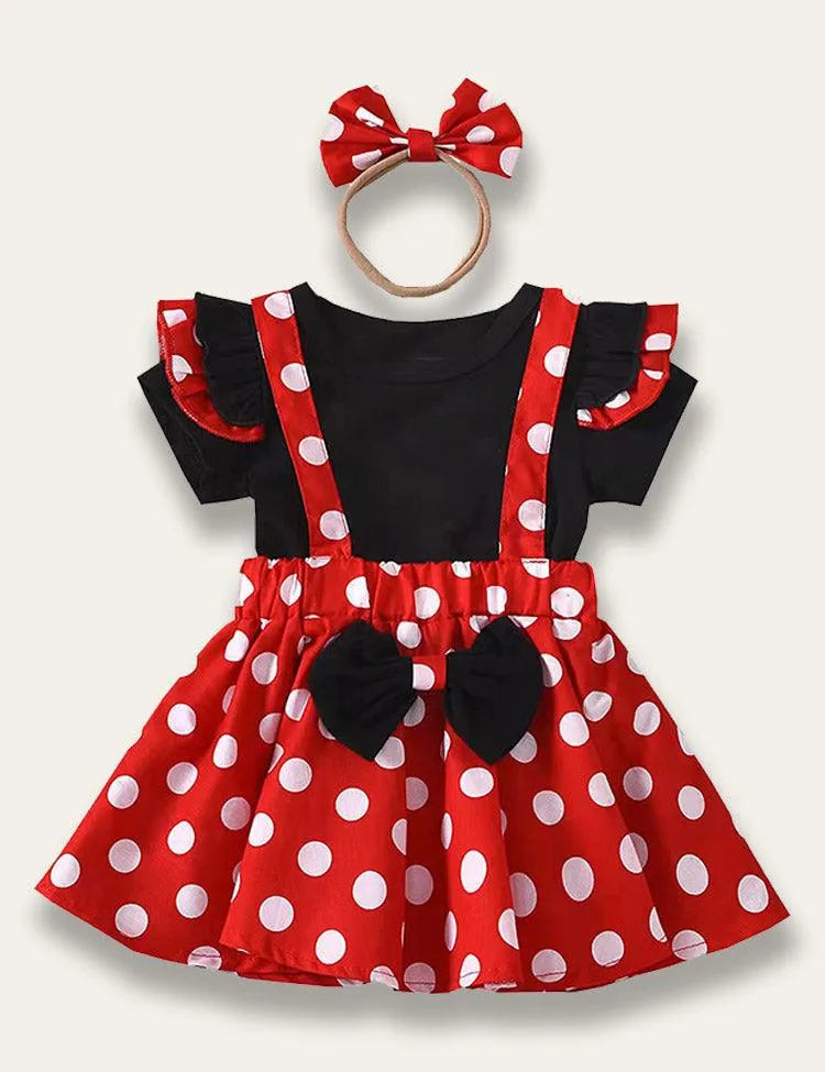Minnie Polka Dot Dress Set - Mini Taylor