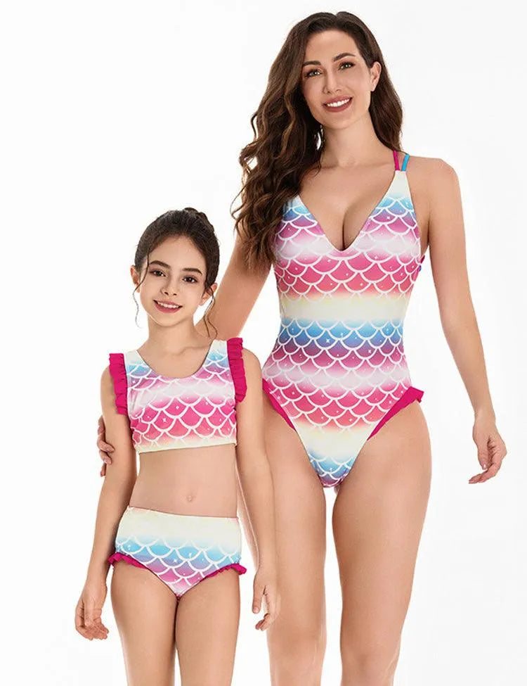 Mom and Me Mermaid Swimsuit - Mini Taylor