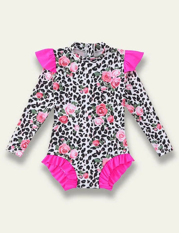 Multicolor Printed One-piece Swimsuit - Mini Taylor