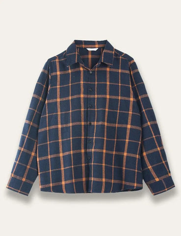 Navy Blue Plaid Family Matching Dress - Mini Taylor