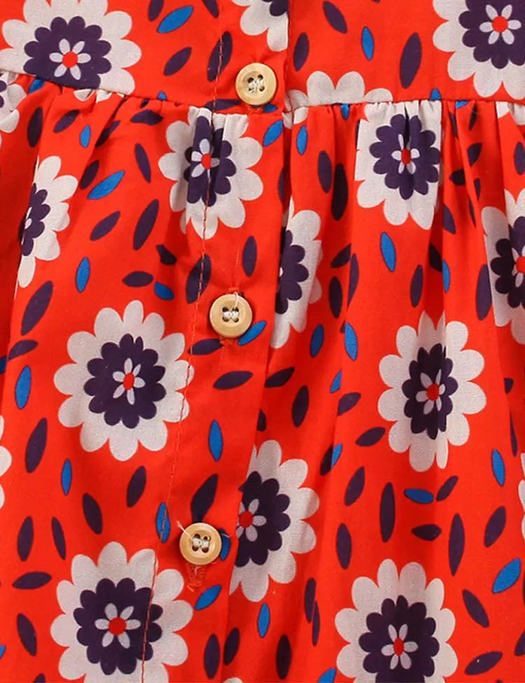 Passion Floral Print Dress - Mini Taylor