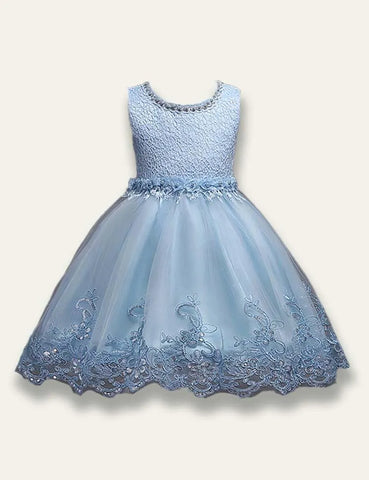Pearl Princess Tulle Party Dress - Mini Taylor