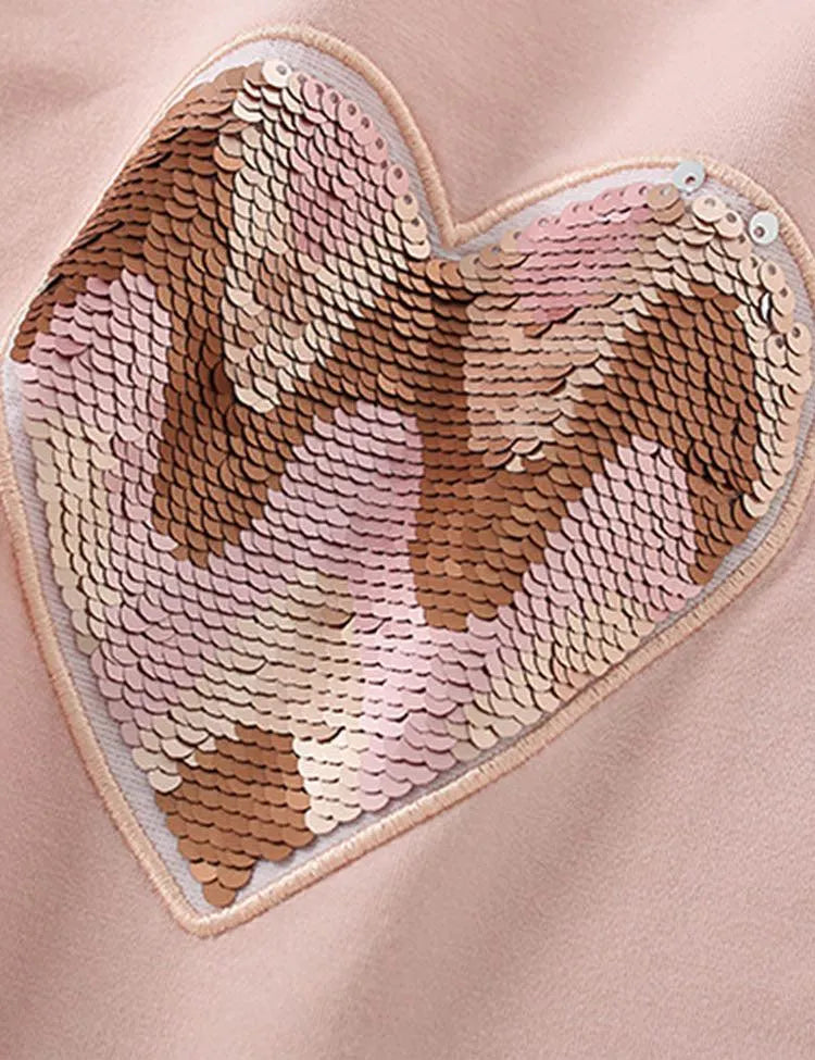 Pink Heart Princess Dress - Mini Taylor