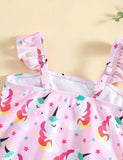 Pink Unicorn Swimsuit - Mini Taylor