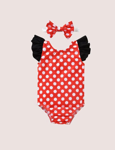 Polka Dots Minnie Swimsuit - Mini Taylor