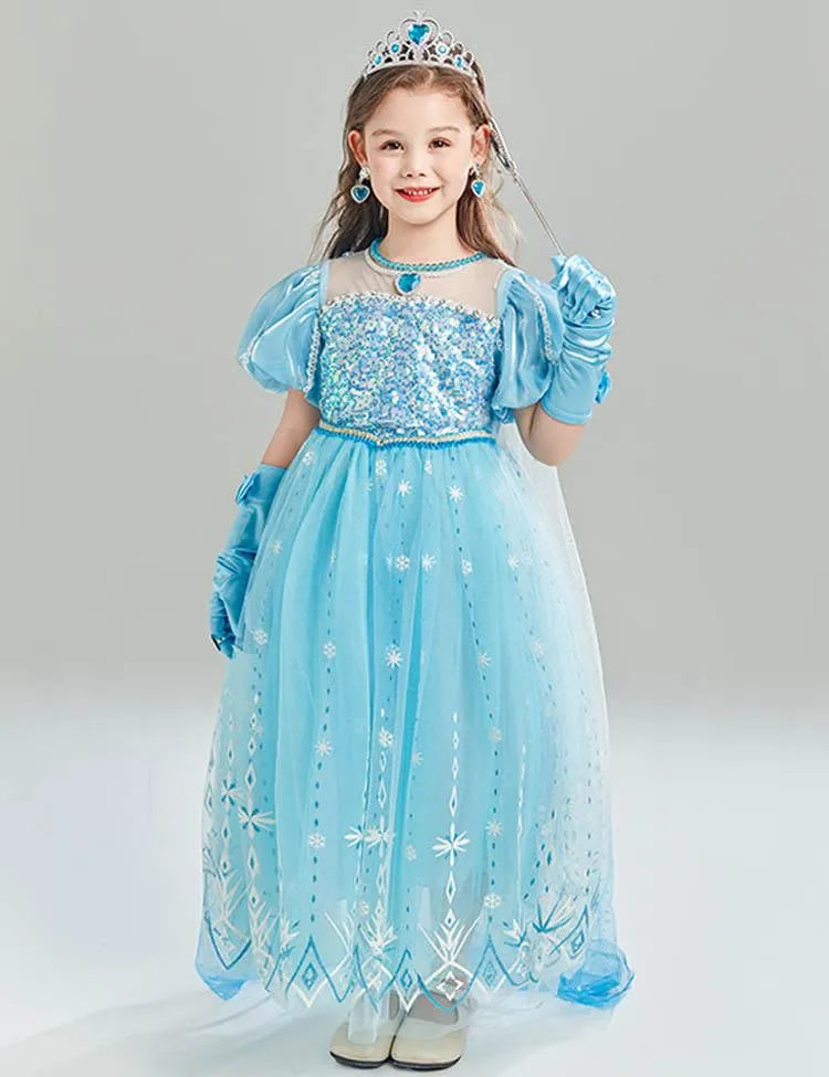 Princess Elsa Mesh Party Dress - Mini Taylor