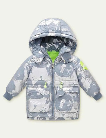 Printed down Jacket - Mini Taylor