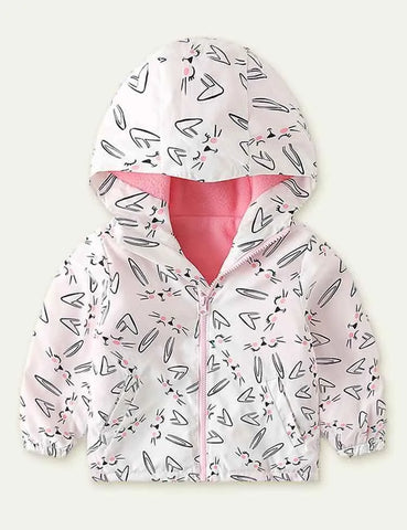Printed Polar Fleece Shell Jacket - Mini Taylor