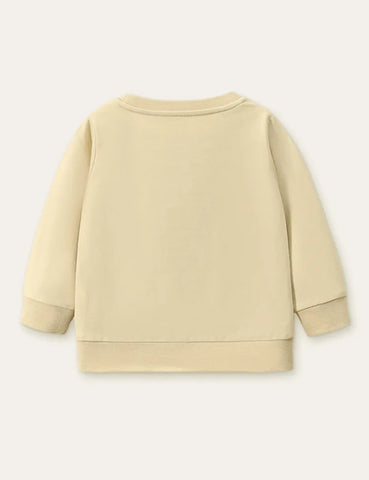 Rabbit Face Printed Sweatshirt - Mini Taylor