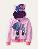 Rainbow Unicorn Wings Hooded Zip Jacket - Mini Taylor
