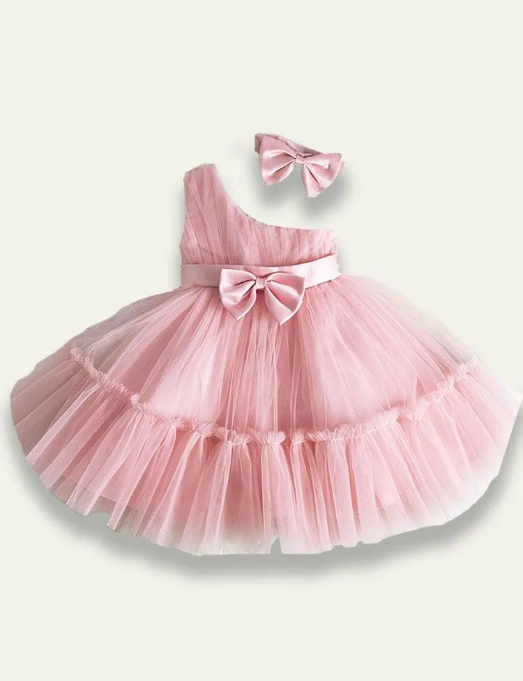 Ribbon Mesh Party Dress - Mini Taylor