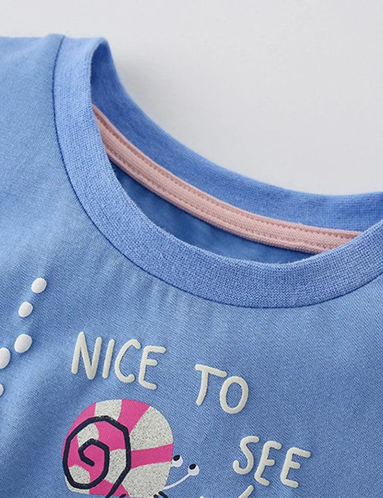 Seahorse Printed T-shirt - Mini Taylor