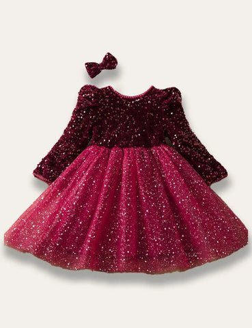 Sequined Princess Dress - Mini Taylor