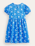 Short-sleeved Fun Jersey Dress - Mini Taylor