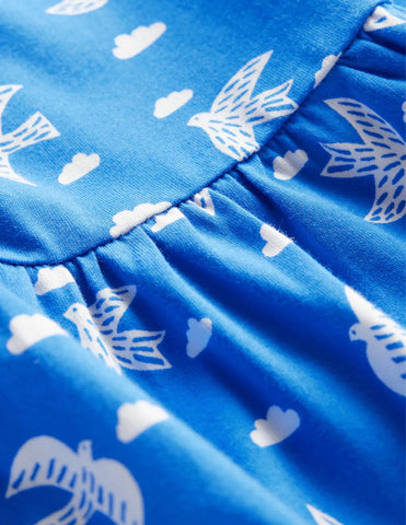 Short-sleeved Fun Jersey Dress - Mini Taylor