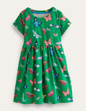 Short-sleeved Fun Jersey Dress - Mini Taylor
