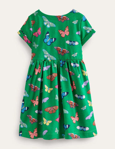 Short-sleeved Fun Jersey Dress - Mini Taylor