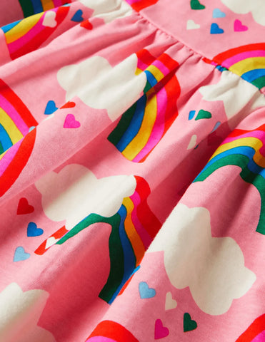 Short-sleeved Fun Jersey Dress - Mini Taylor