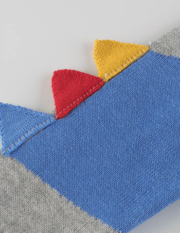 Shy Dinosaur Pattern Sweater - Mini Taylor