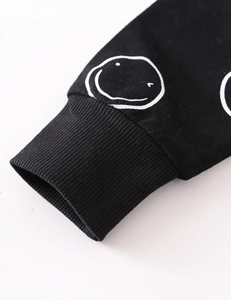 Smiley Printed Sweatshirt - Mini Taylor