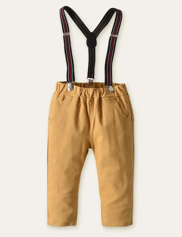 Solid Color Simple Formal Overall - Mini Taylor