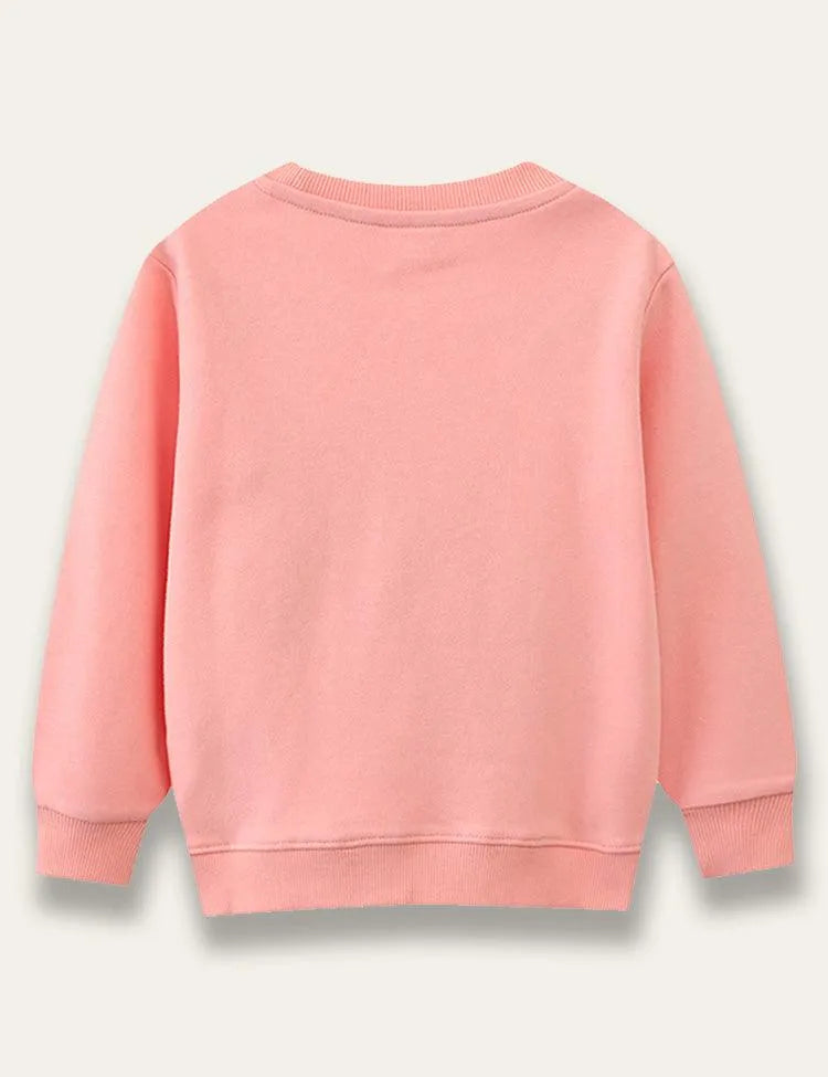 Sparkling Floral Unicorn Appliqué Sweatshirt - Mini Taylor