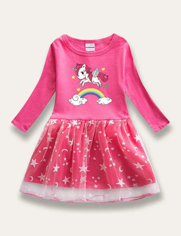 Star Unicorn Tulle Dress - Mini Taylor
