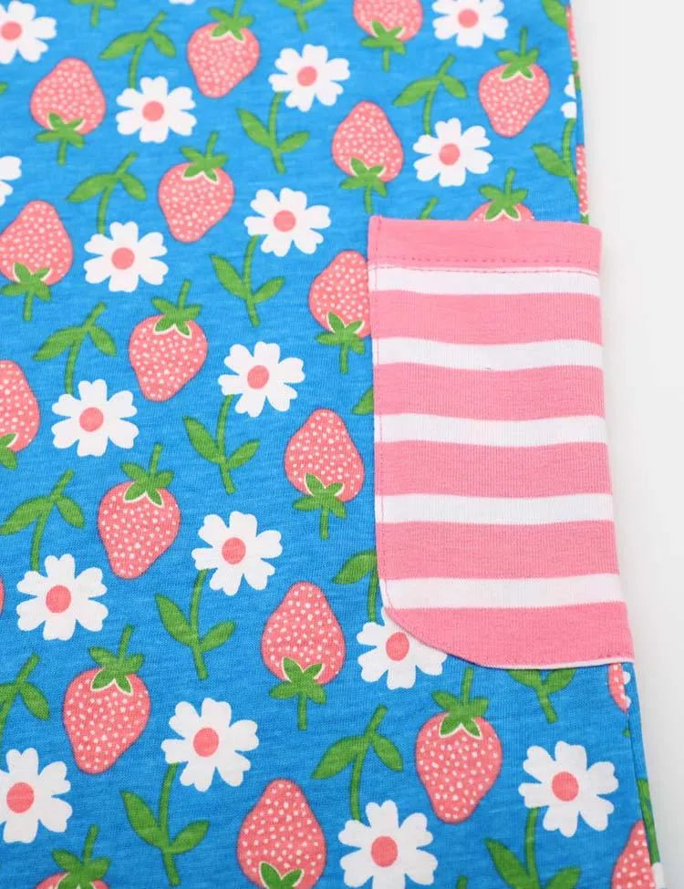 Strawberry Floral Printed Dress - Mini Taylor