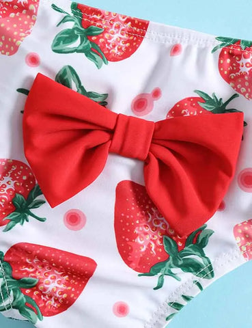 Strawberry Tassel Swim Suit - Mini Taylor
