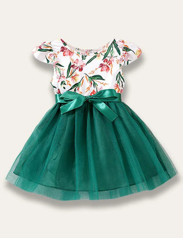 Summer Floral Tulle Dress - Mini Taylor