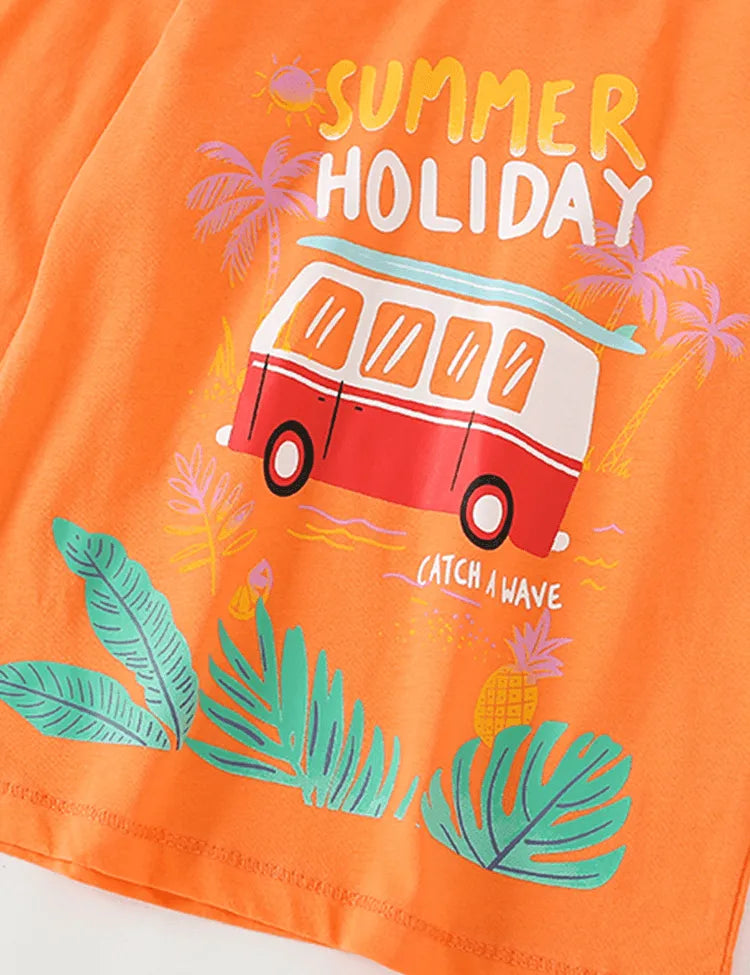 Summer Style Printed Long-Sleeved T-shirt - Mini Taylor