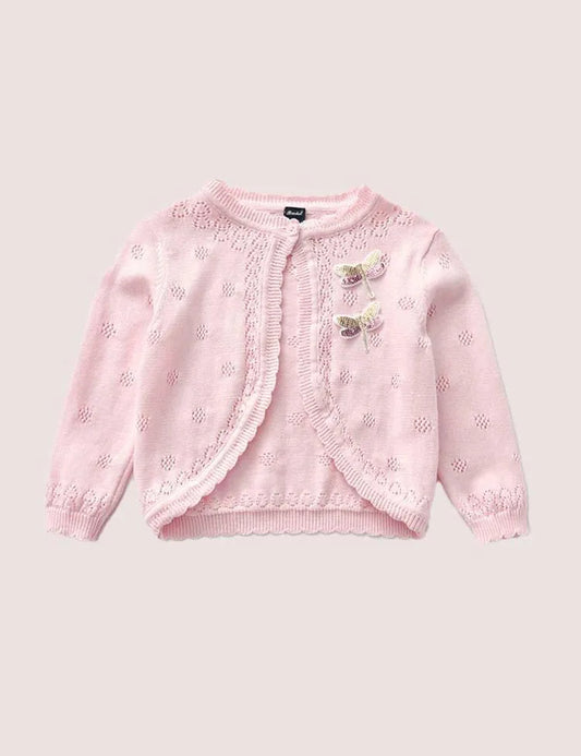 Sweet Round Neck Cardigan - Mini Taylor