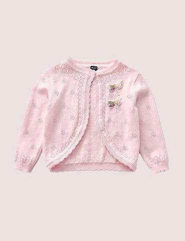 Sweet Round Neck Cardigan - Mini Taylor