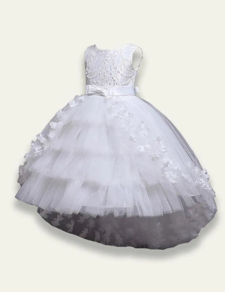 Tail Lace Fluffy Mesh Dress - Mini Taylor