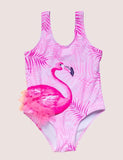 Three-Dimensional Flamingo Swimsuit
