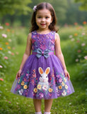 Flower Bunny Tulle Dress