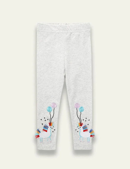 Unicorn Appliqué Leggings - Mini Taylor