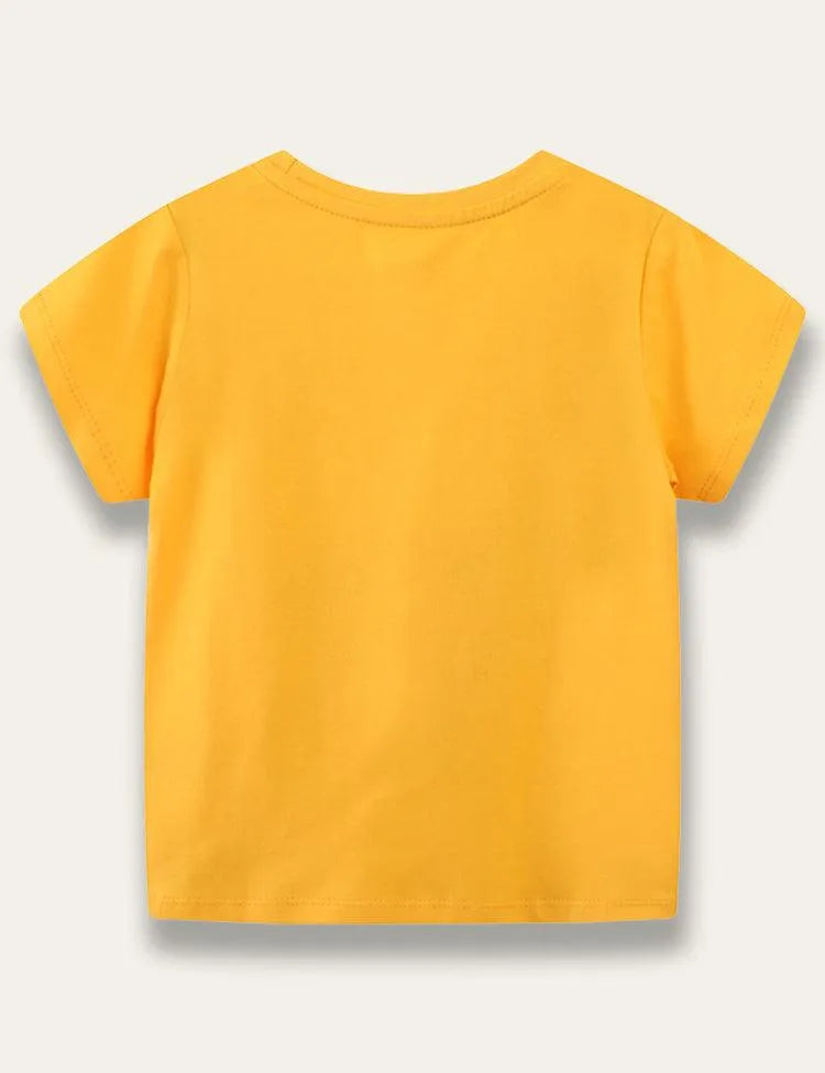 Unicorn Appliqué T-shirt - Mini Taylor