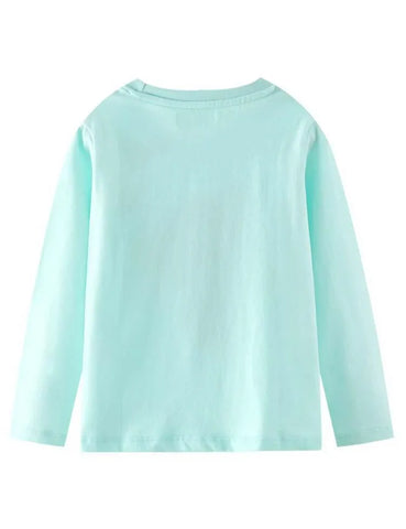 Unicorn Embroidered Long-Sleeved Bottoming Shirt - Mini Taylor