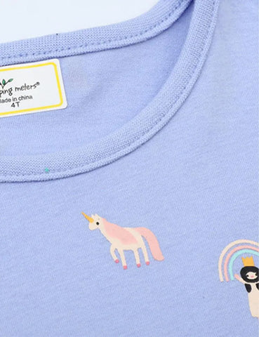 Unicorn Print Tulle Dress - Mini Taylor