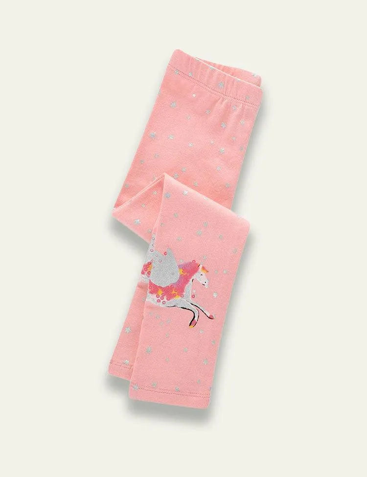 Unicorn Star Printed Legging - Mini Taylor